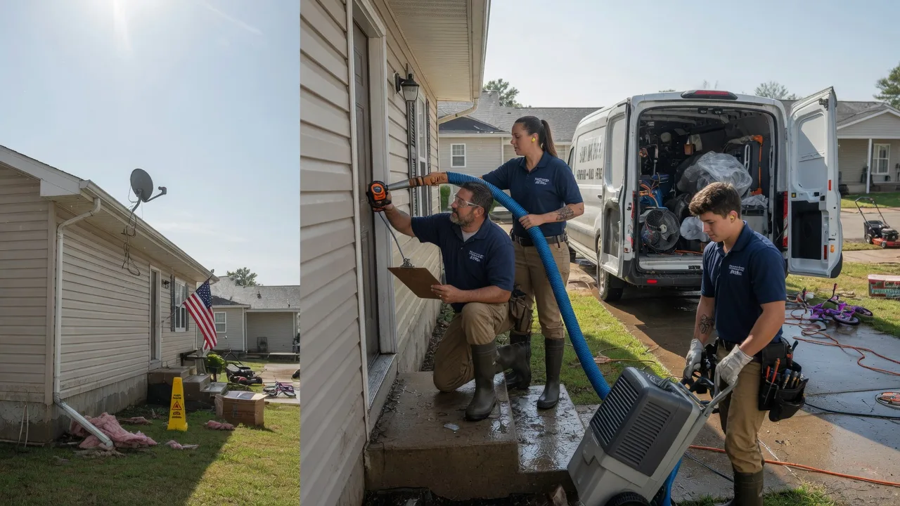 Ceiling Water Damage Restoration in Congerville, IL near me